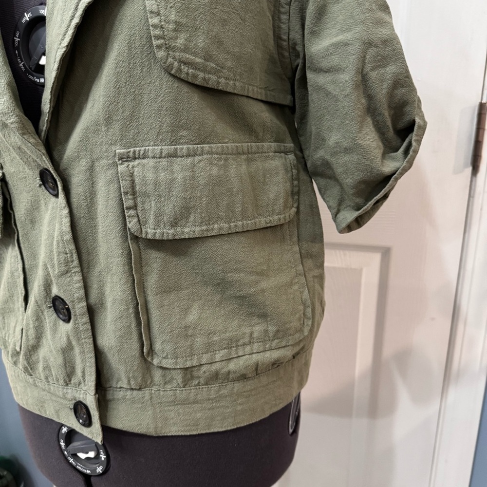 🌟 Frame Olive Green Women's Jacket - Picture 3 of 10